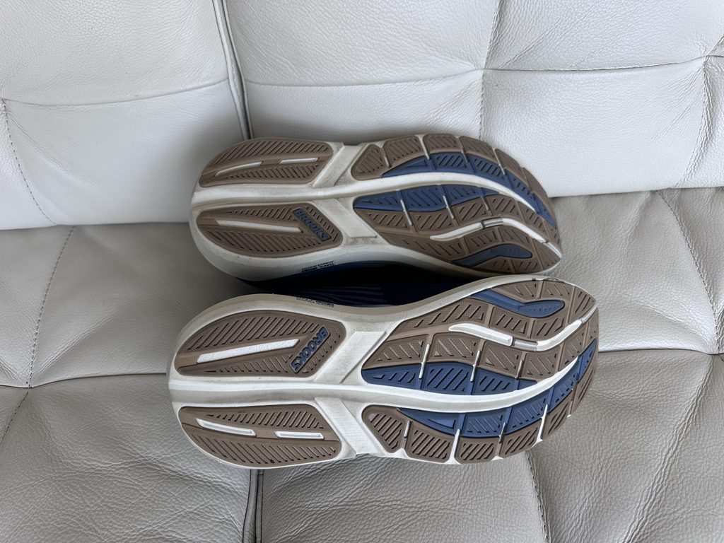 10日間使用したBrooks Ghost Max 3の靴底